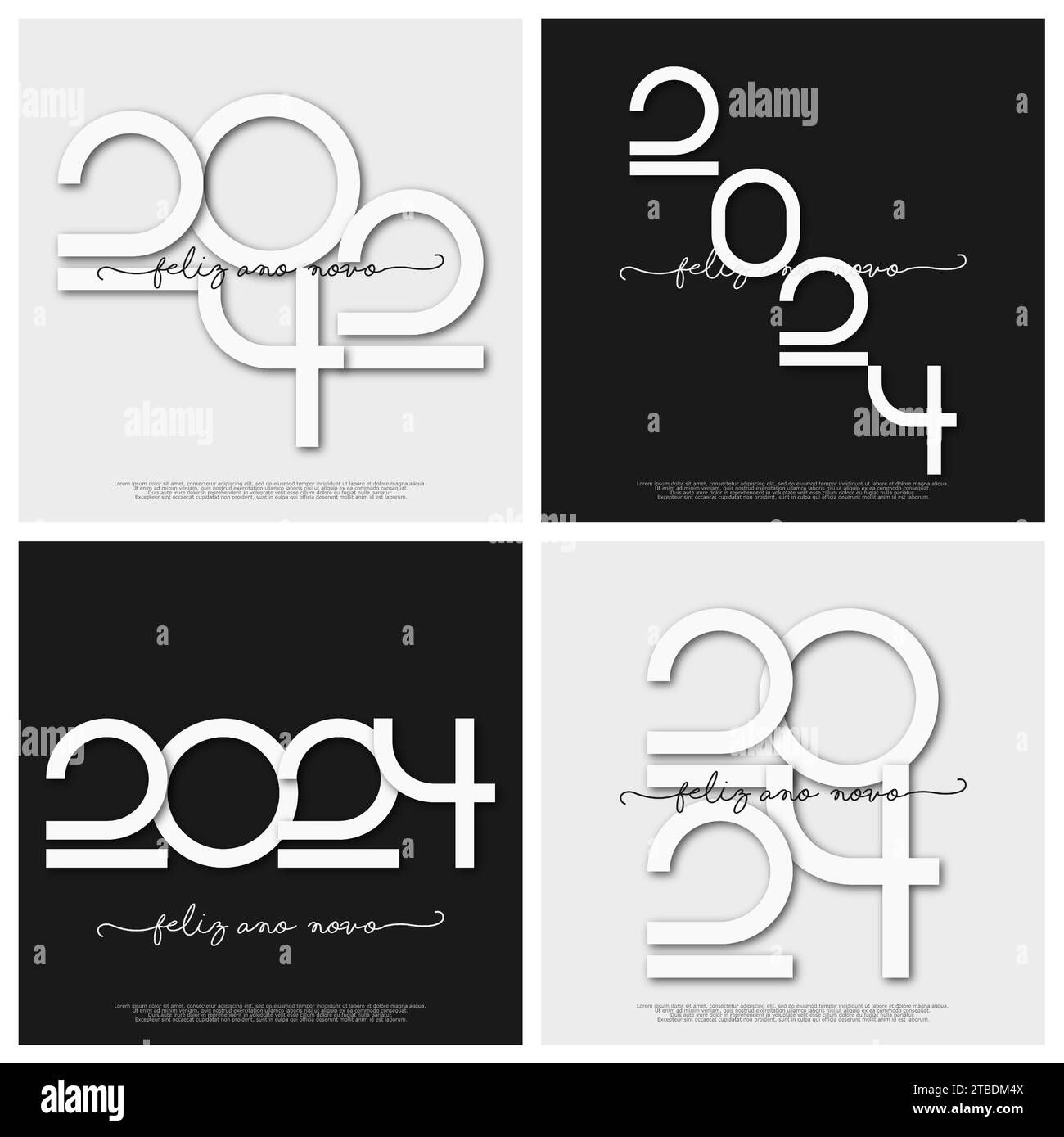 2024 happy new year best wishes 2024 background Stock Vector Image