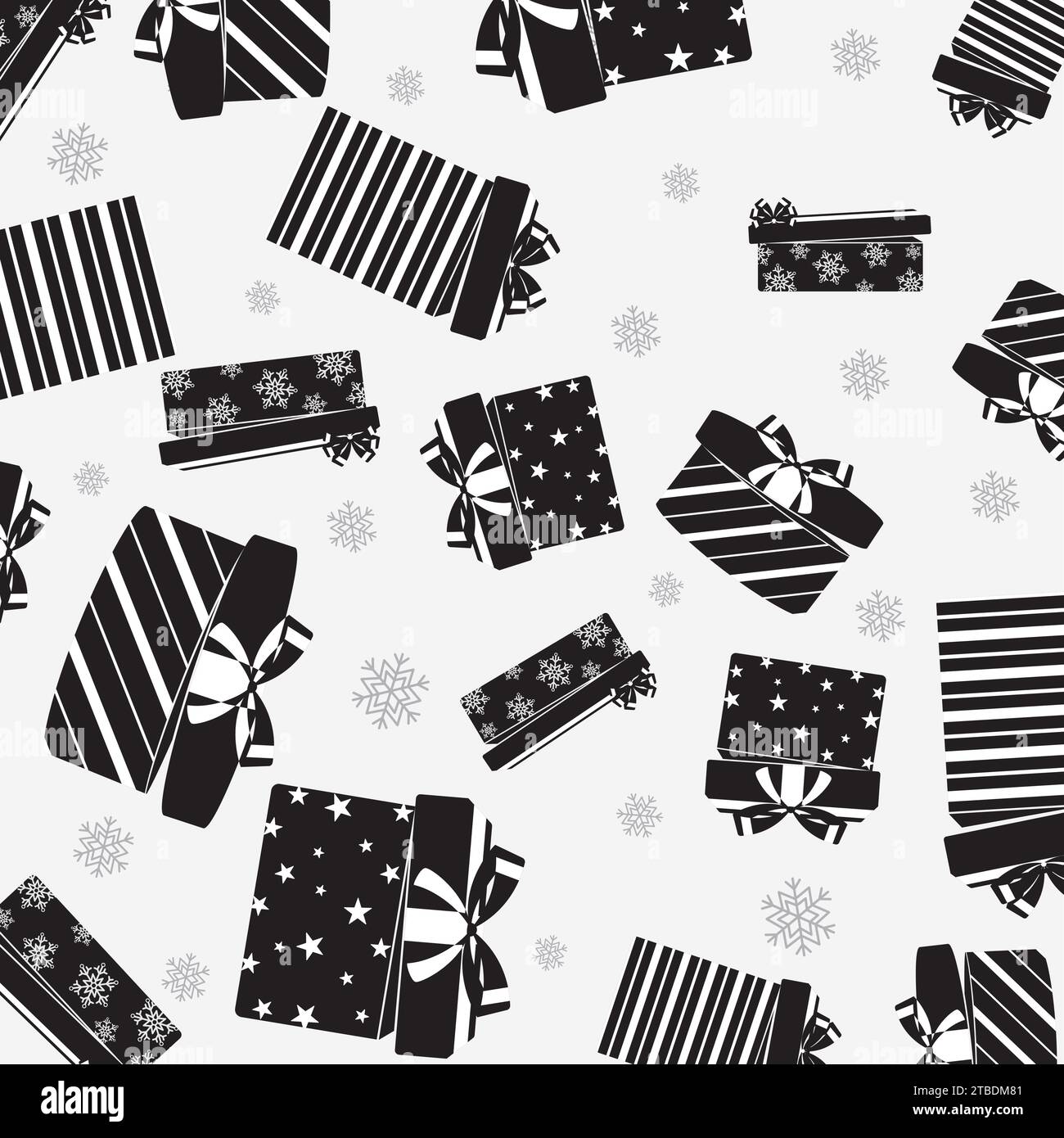Christmas present icons Pattern background Vector Stock Vector Image ...