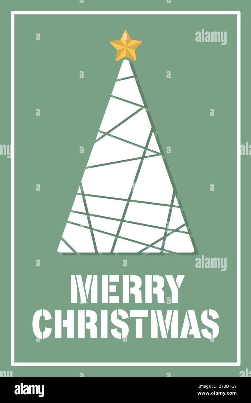 Detailed colored christmas card Vector Stock Vector Image & Art - Alamy