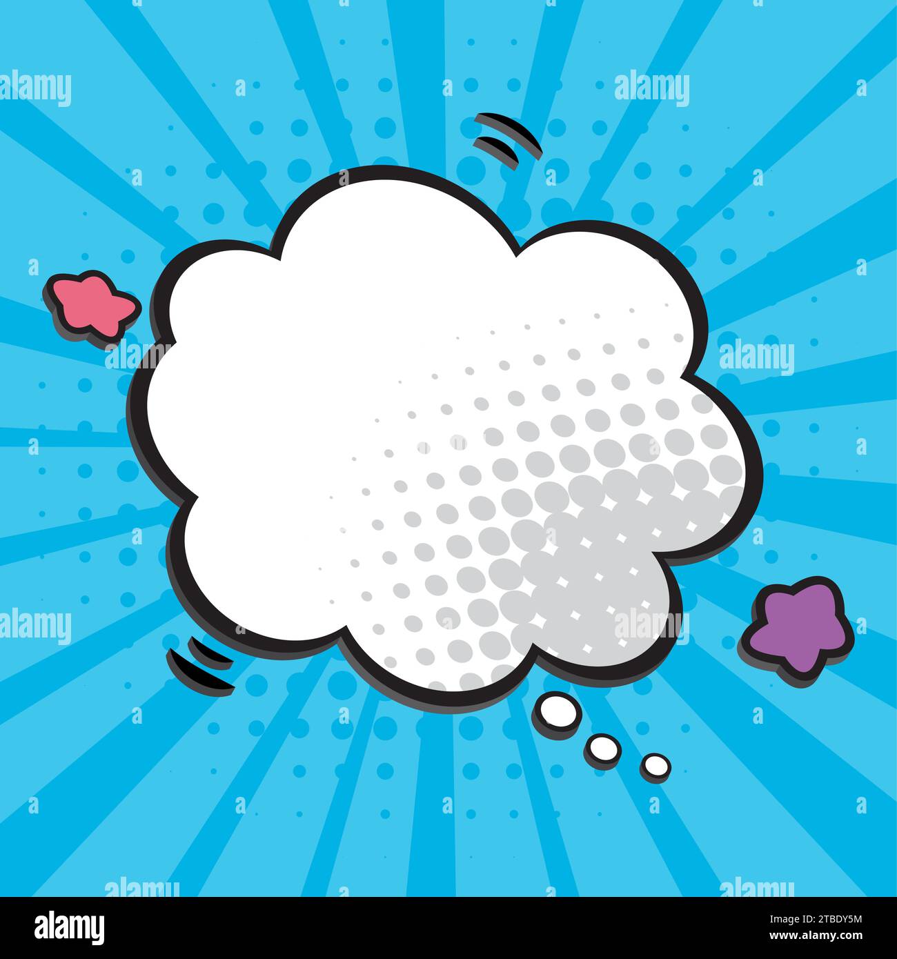 Empty comic bubble chat Vector Stock Vector Image & Art - Alamy