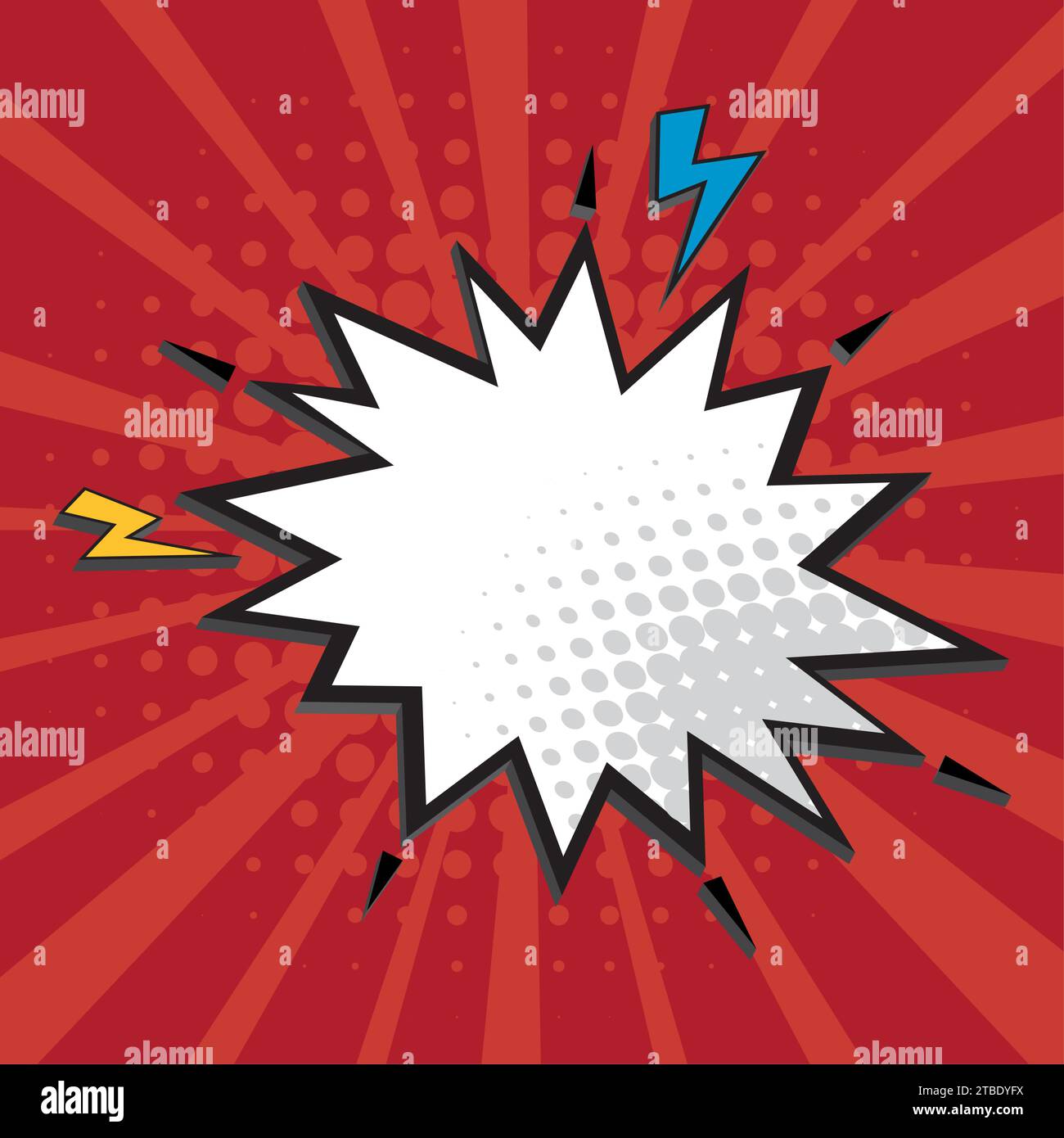 Empty comic bubble chat Vector Stock Vector Image & Art - Alamy