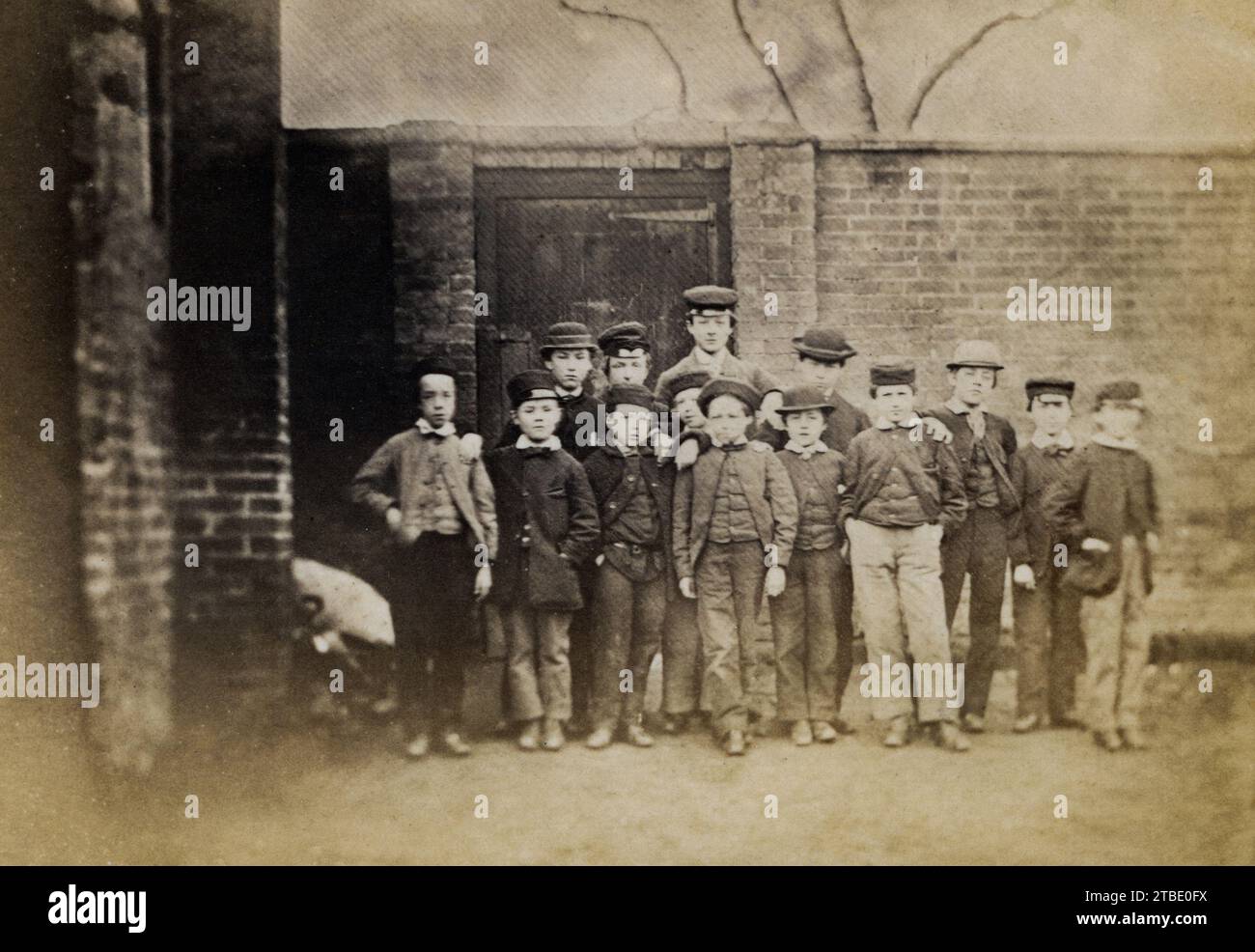 A Victorian school photo Stock Photo