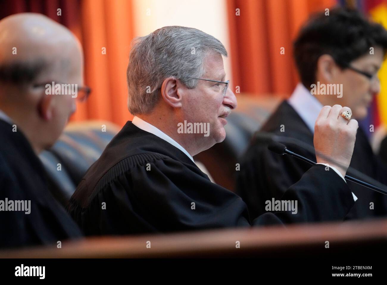 Justice richard top l gabriel