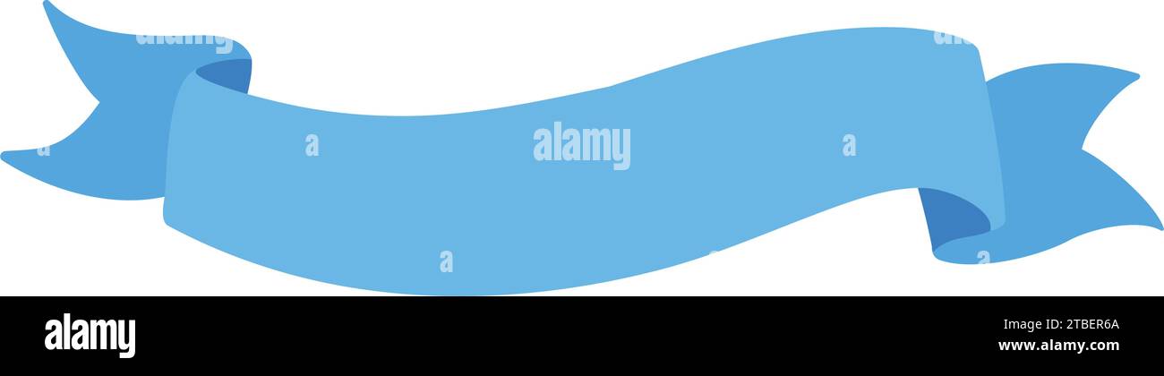 Isolated empty blue ribbon sketch Vector Stock Vector Image & Art - Alamy