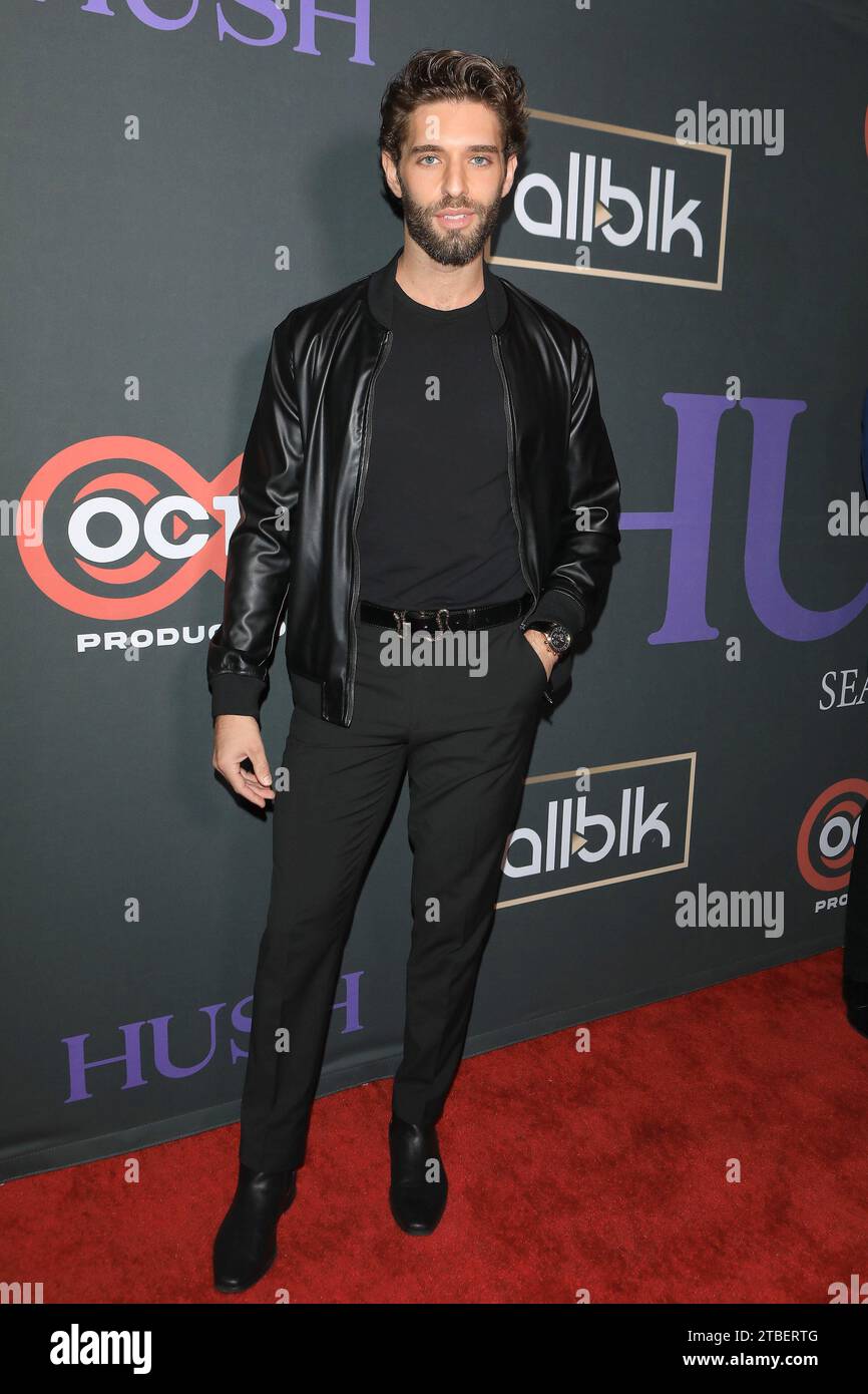 December 5, 2023, Beverly Hills, California, USA: BEVERLY HILLS - DEC 5, 2023: Steven Michael at the Season 2 Premiere of Octet Productions Hush at the Fine Arts Theatre (Credit Image: © Nina Prommer/ZUMA Press Wire) EDITORIAL USAGE ONLY! Not for Commercial USAGE! Stock Photo