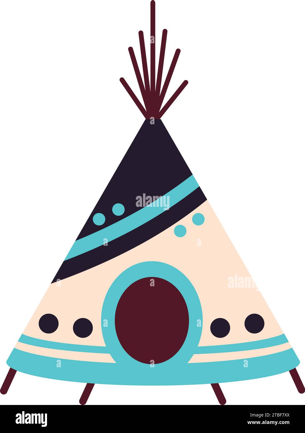 teepee native america design Stock Vector Image Art Alamy
