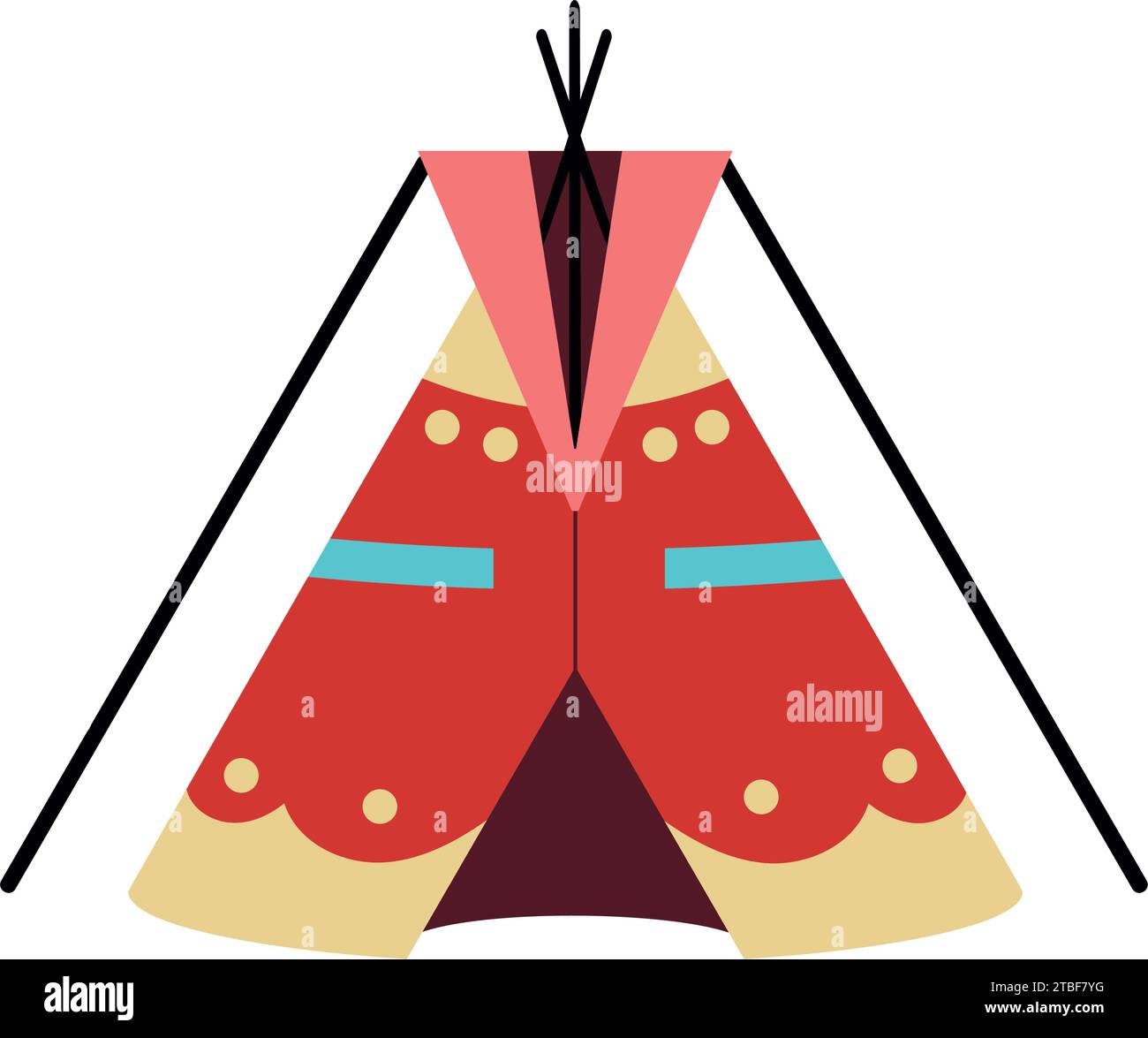 American indian home tent Cut Out Stock Images & Pictures - Alamy