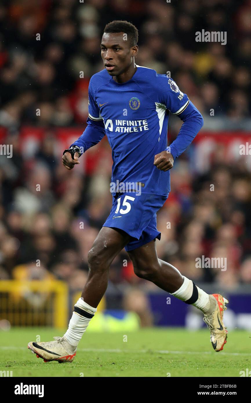 Manchester, UK. 6th Dec, 2023. Nicolas Jackson of Chelsea during the ...