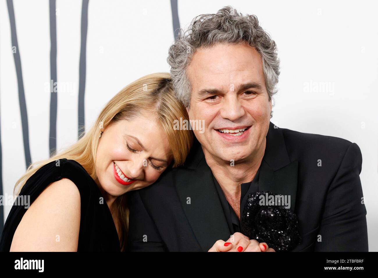 New York, United States. 06th Dec, 2023. Mark Ruffalo and Sunrise Coigney arrive on the red carpet at the 'Poor Things' premiere at DGA Theater on December 6, 2023 in New York City. Photo by John Angelillo/UPI Credit: UPI/Alamy Live News Stock Photo