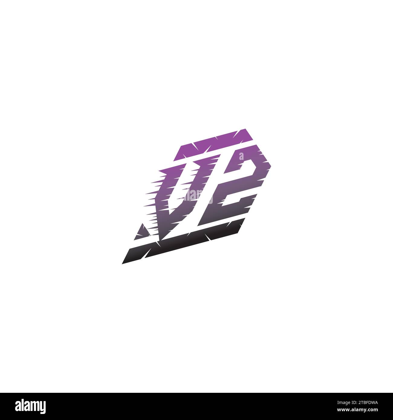 VZ initial esport logo inspiration ideas for gaming team, youtube, twitch Stock Vector