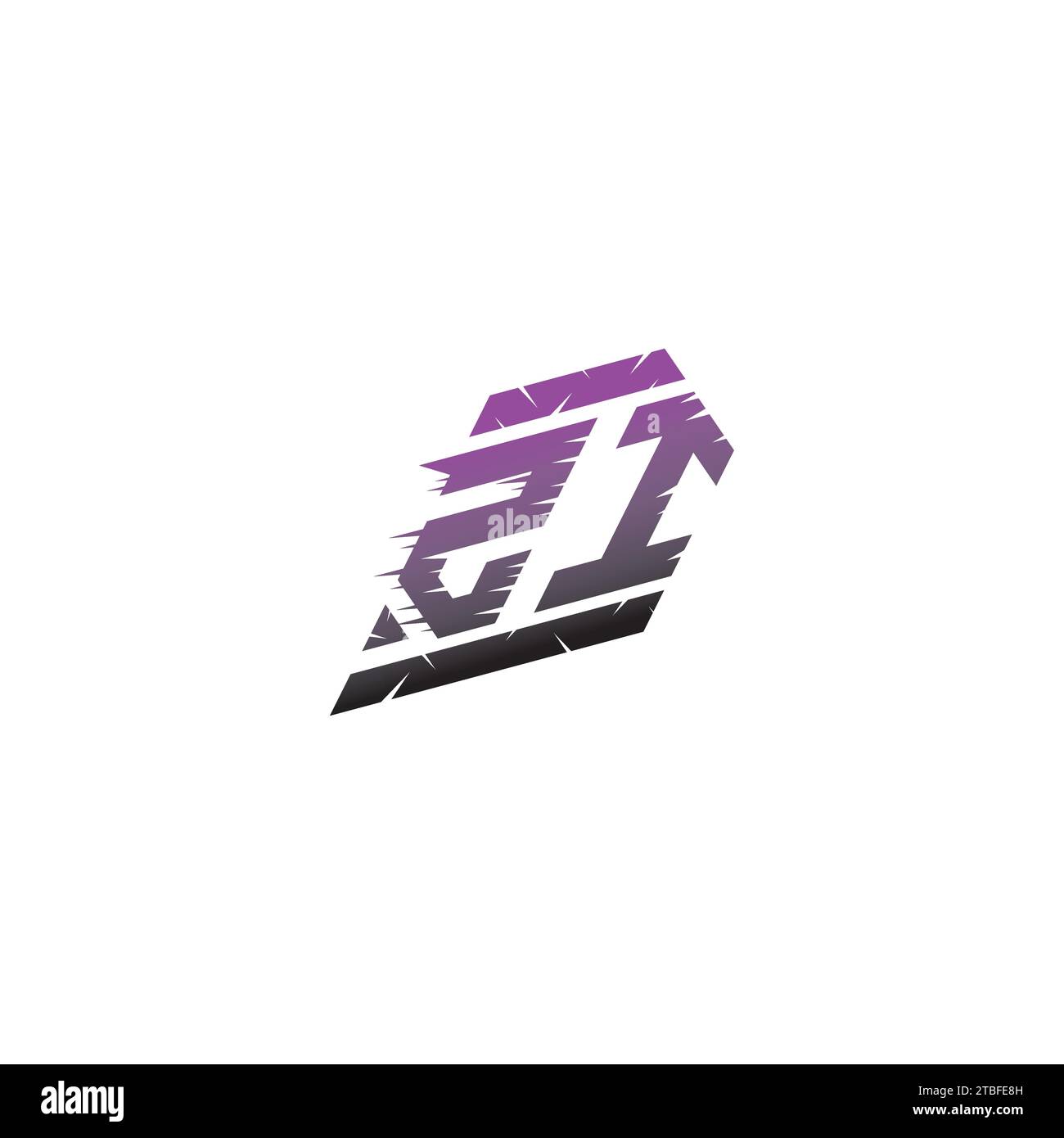ZI initial esport logo inspiration ideas for gaming team, youtube, twitch Stock Vector
