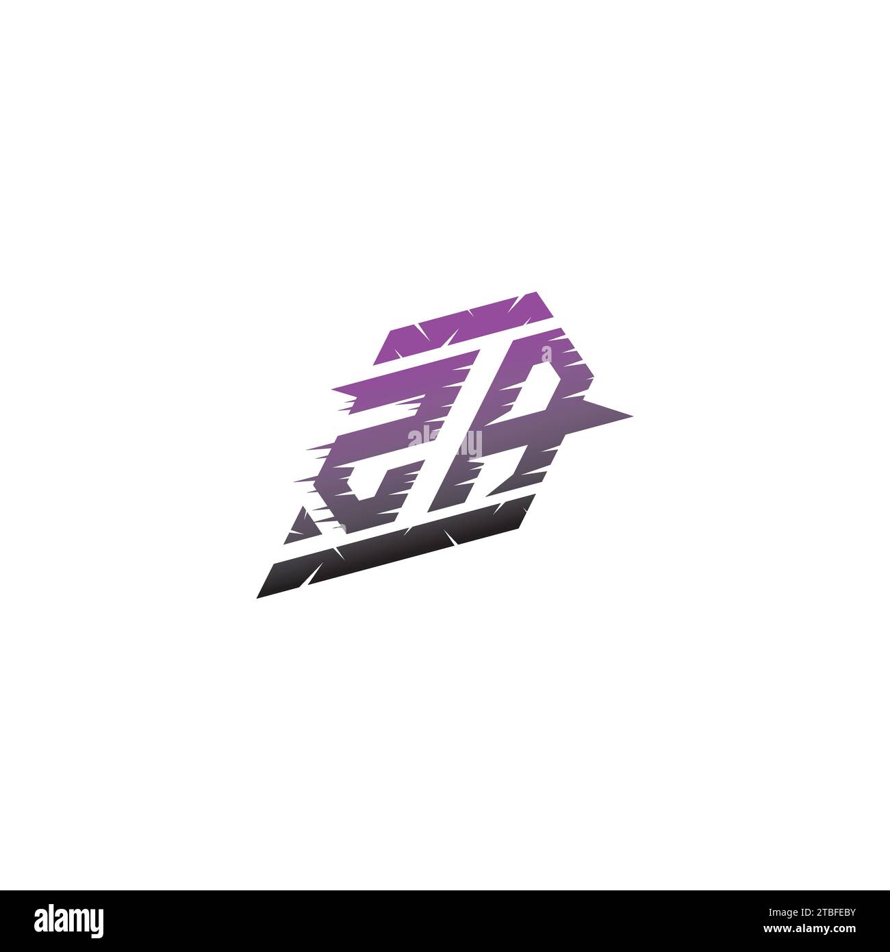 ZA initial esport logo inspiration ideas for gaming team, youtube, twitch Stock Vector