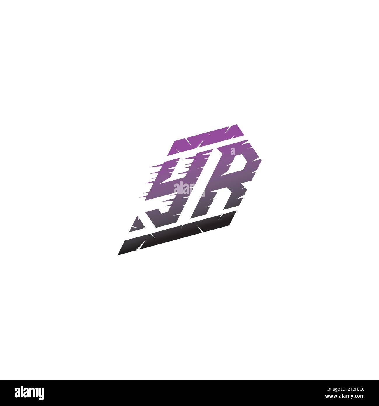 YR initial esport logo inspiration ideas for gaming team, youtube, twitch Stock Vector