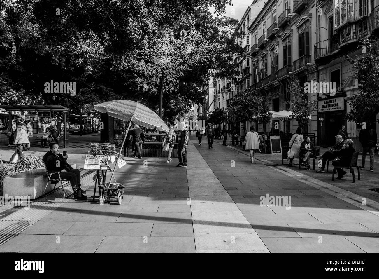 Street Photography Malaga Spain Stock Photo Alamy