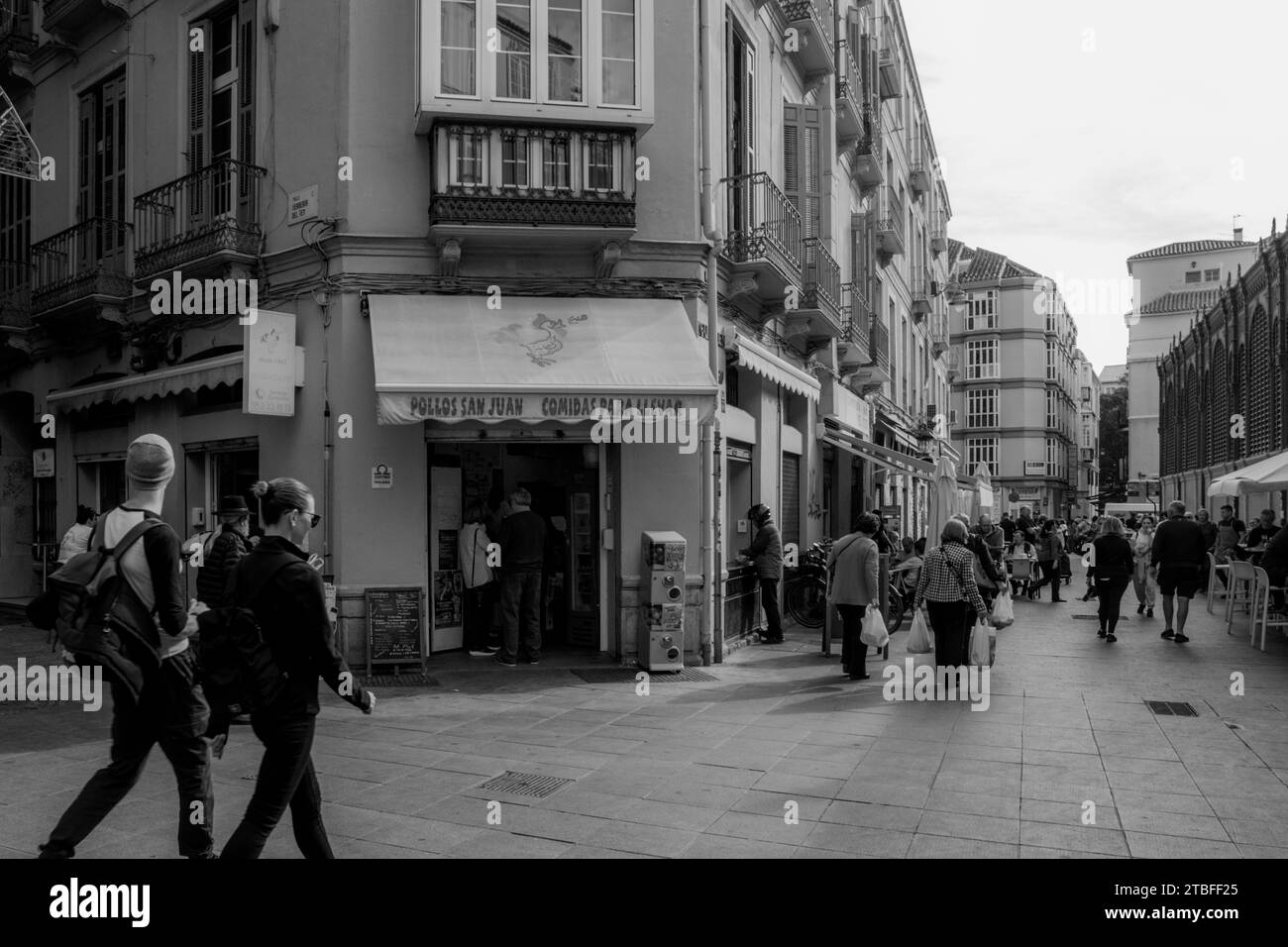 Street Photography Malaga Spain Stock Photo Alamy