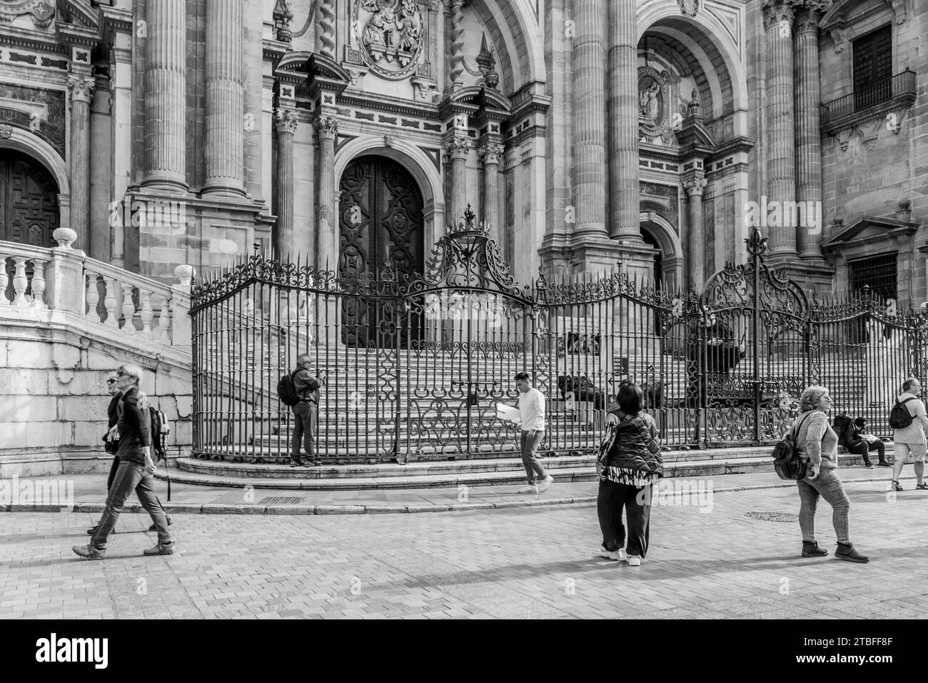 Street photography malaga spain stock photo alamy