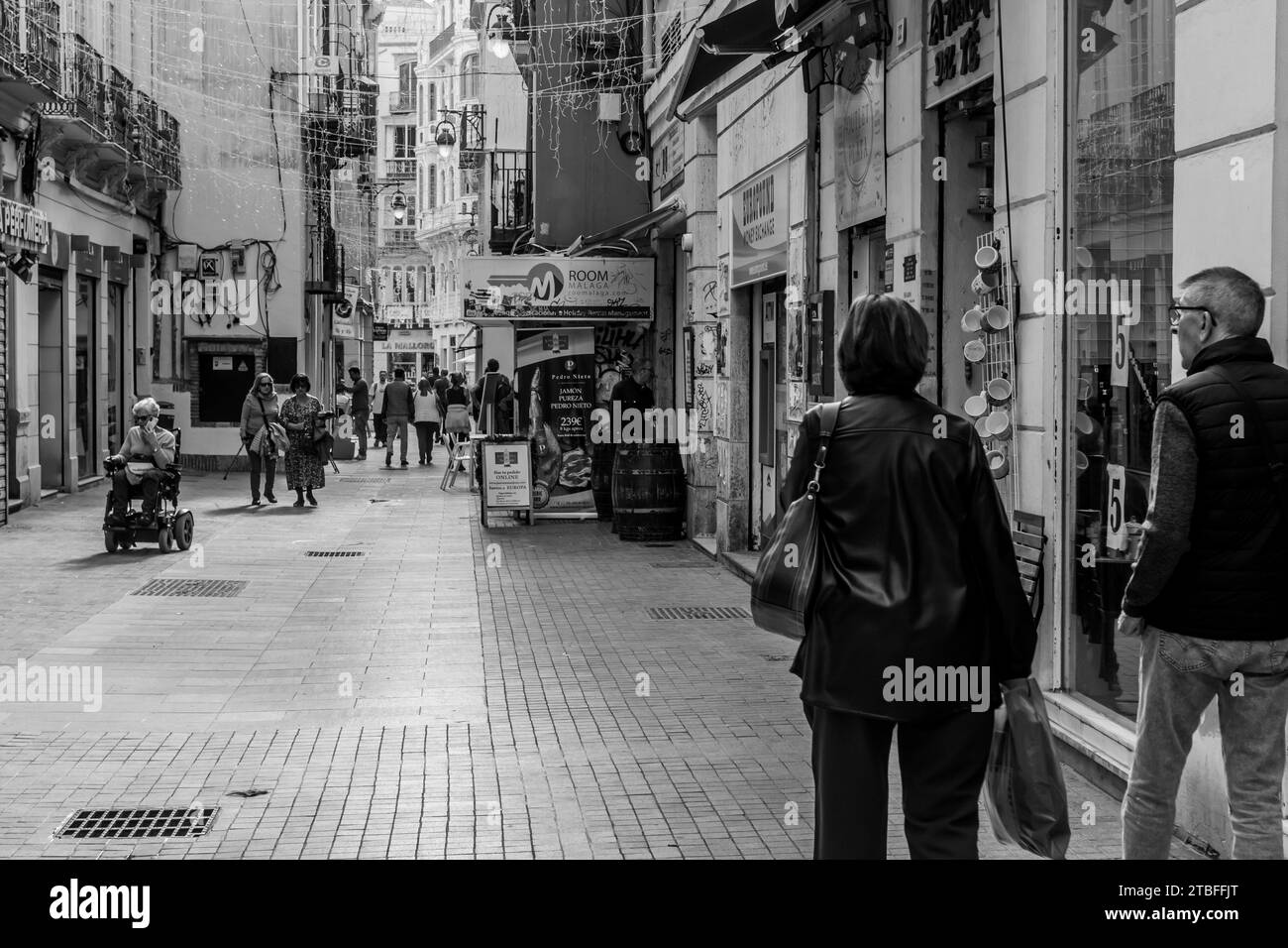 Street Photography Malaga Spain Stock Photo Alamy