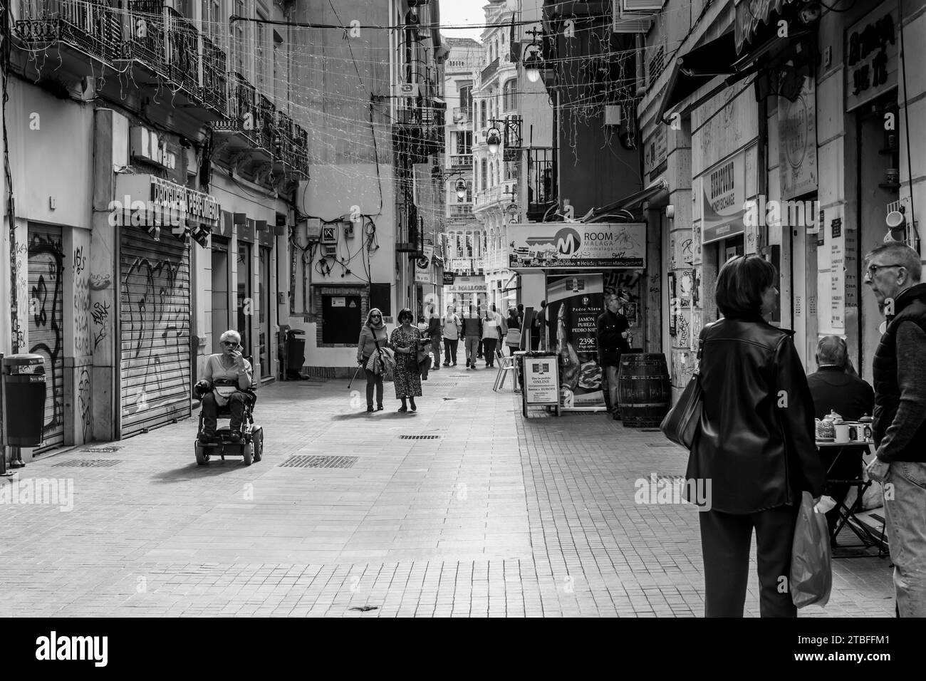 Street Photography Malaga Spain Stock Photo Alamy