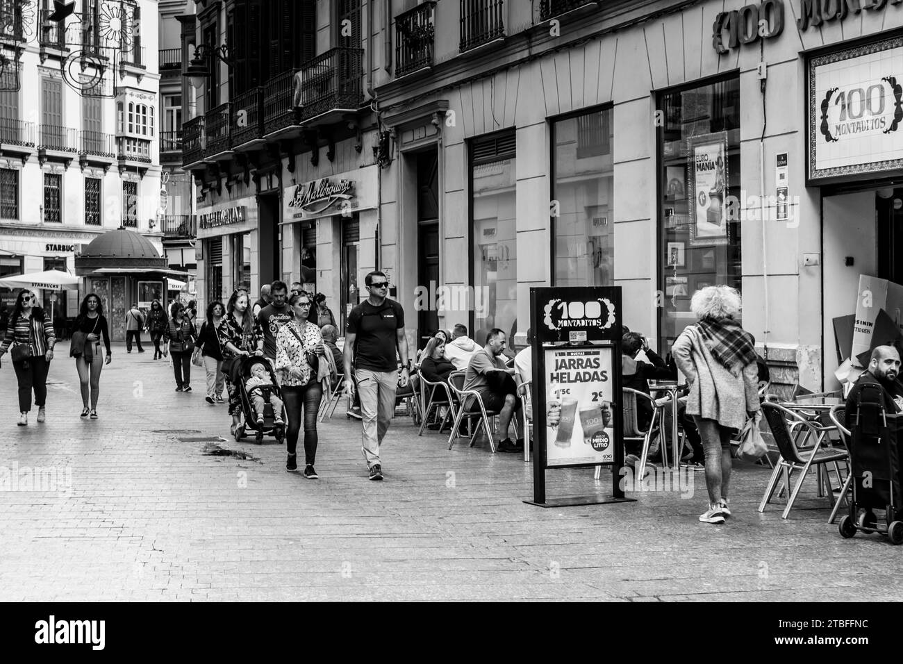 Street photography malaga spain stock photo alamy