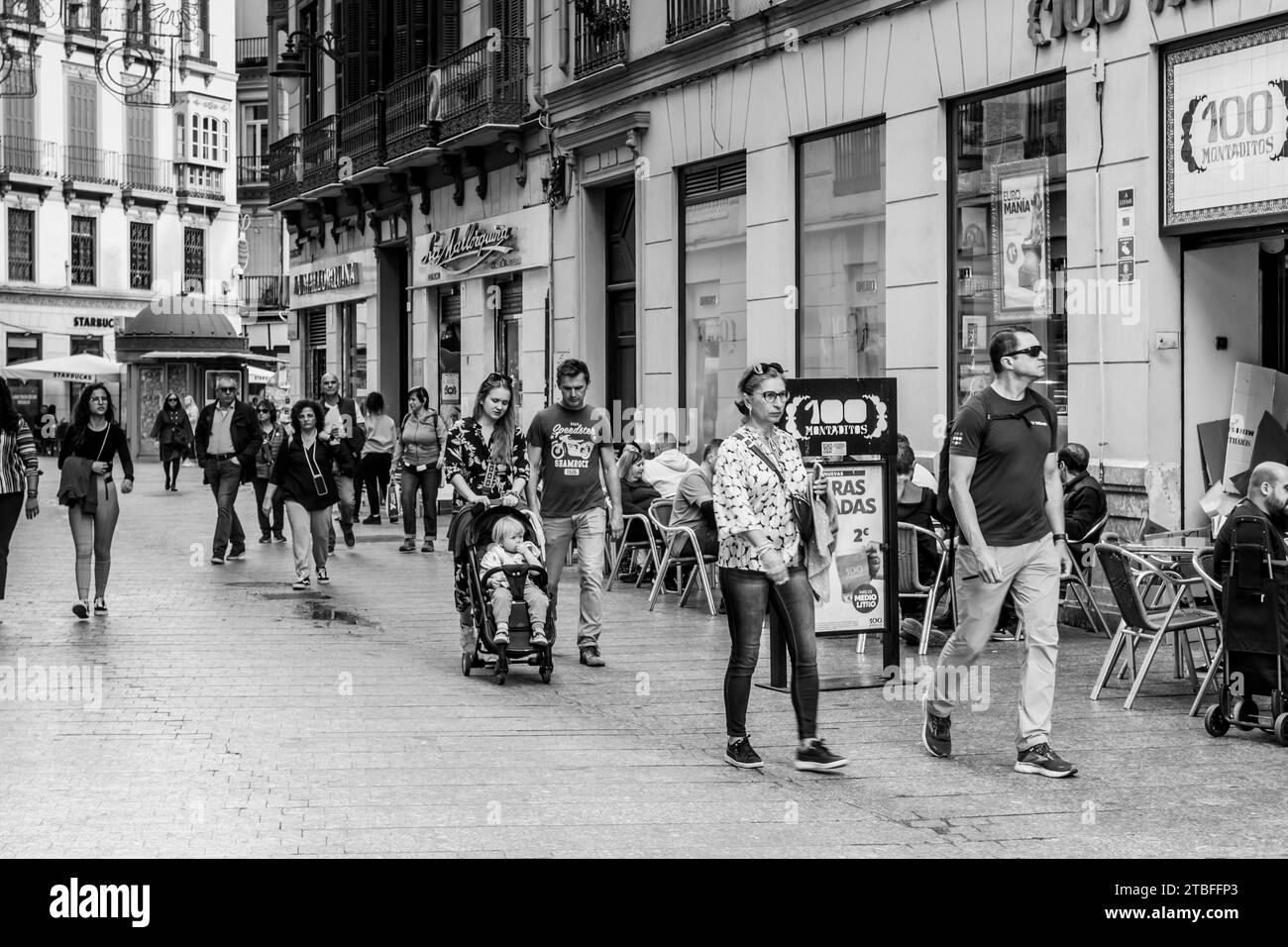 Street photography malaga spain stock photo alamy