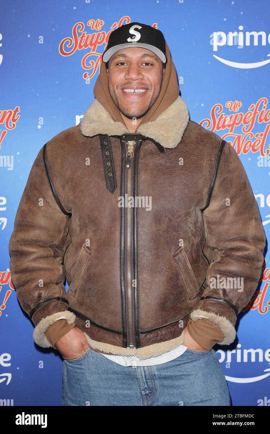 Paris, France. 06th Dec, 2023. Ciryl Gane attends the premiere of the