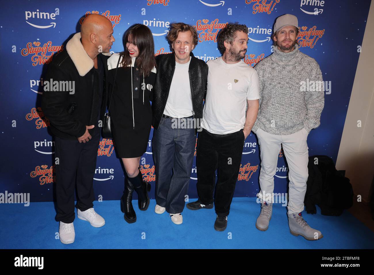 Paris, France. 06th Dec, 2023. Éric Judor, Kim Higelin, Alex Lutz