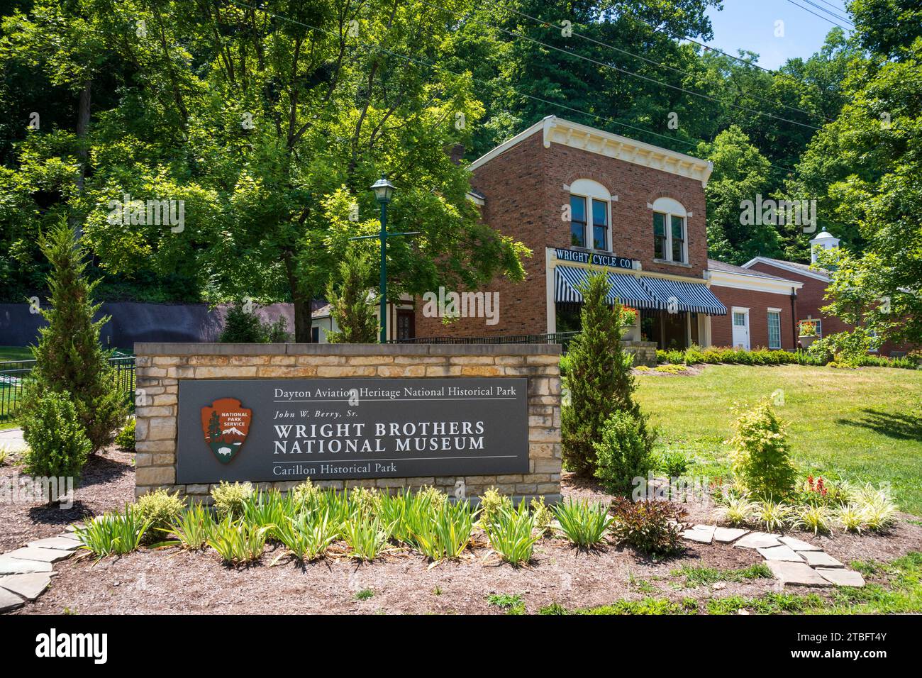 The Wright Brothers' bicycle shop at Carillon Historical Park, Museum