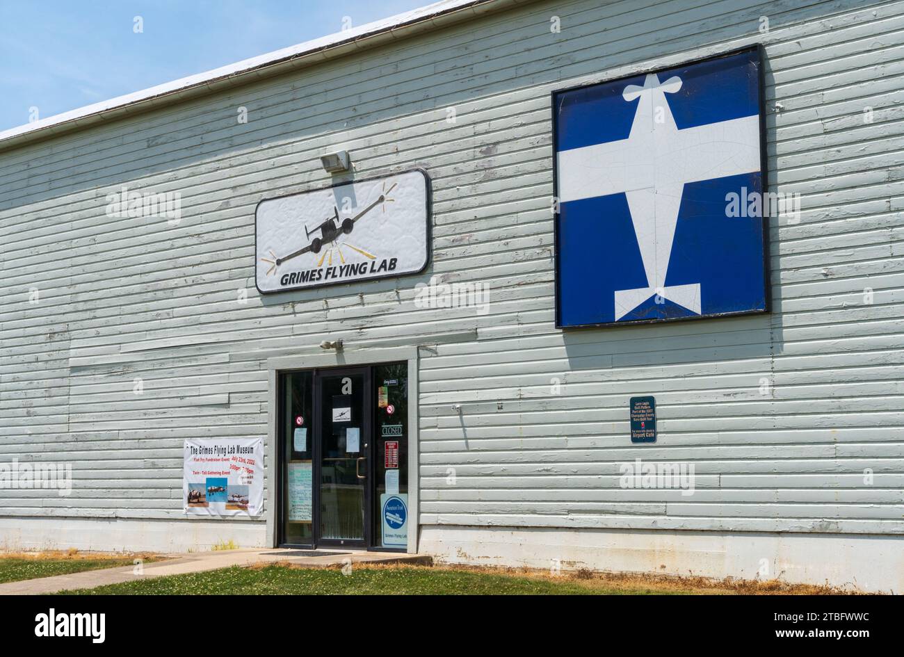 The Grimes Flying Lab Foundation in Urbana, Ohio Stock Photo Alamy