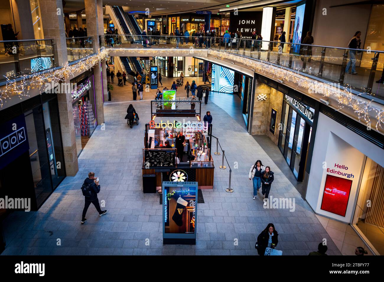 St James Quarter shopping centre in Edinburgh, Scotland. Stock Photo