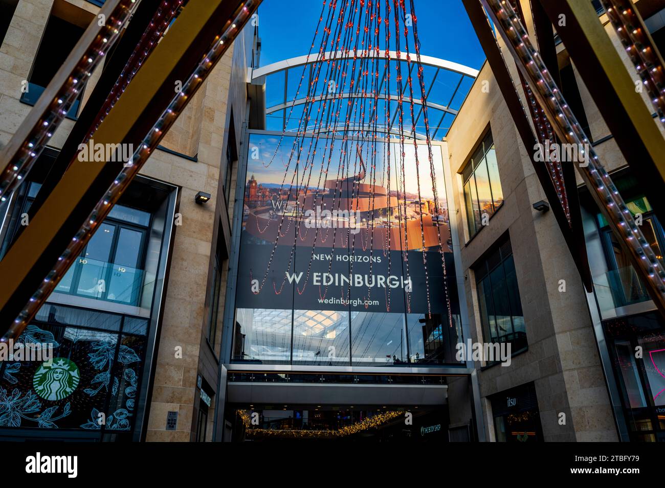 St James Quarter shopping centre in Edinburgh, Scotland. Stock Photo