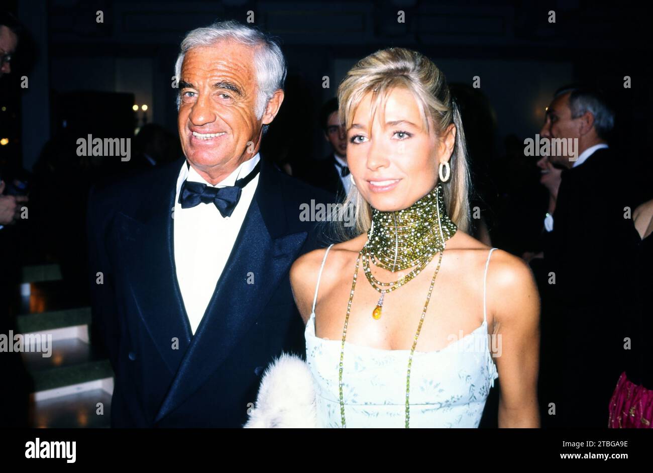 Jean Paul Belmondo, französischer Schauspieler, mit Ehefrau Nathalie Tardivel bei der Verleihung