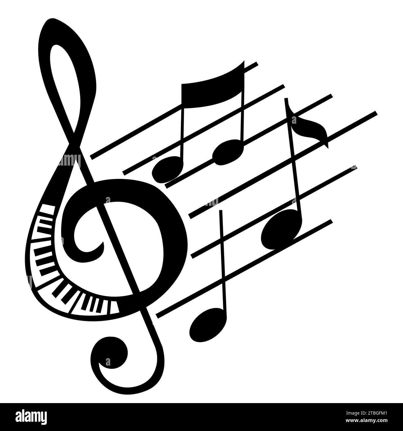 Music Note On A White Background Stock Vector Image Art Alamy music-note-on-a-white-background-stock-vector-image-art-alamy