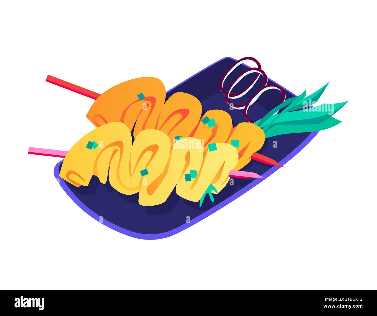 Corn dogs gamja modern flat design style single isolated image Stock Vector Image & Art Alamy