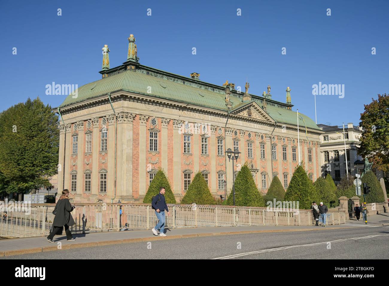 Riddarhuset, Versammlungshaus schwedischer Adel, Stockholm, Schweden Stock Photo