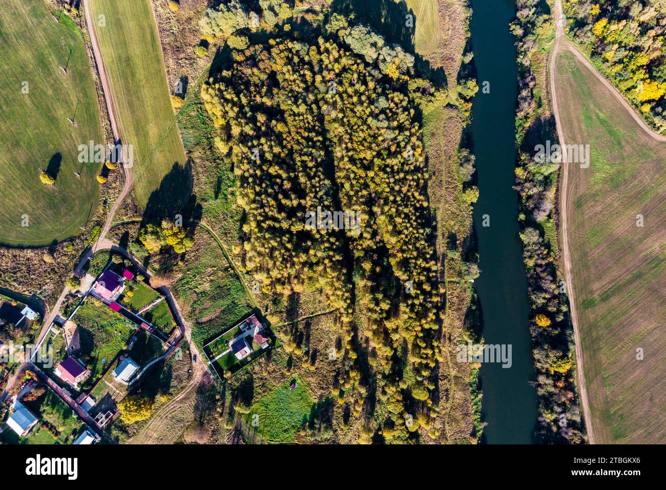 River bed top view from hi-res stock photography and images - Alamy