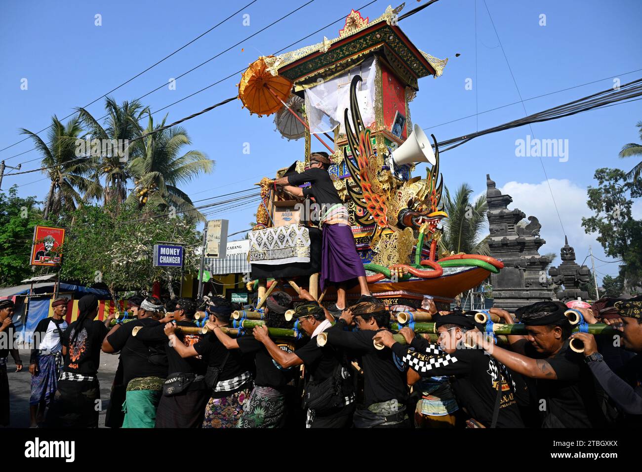 Funeral procession in Nusa Penida,Bali,Indonesia,Asia Stock Photo Alamy