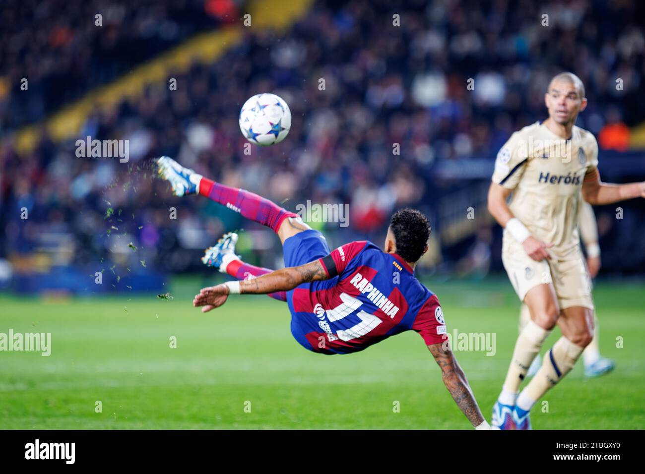 BARCELONA NOV 28 Joao Cancelo in action during the Champions League