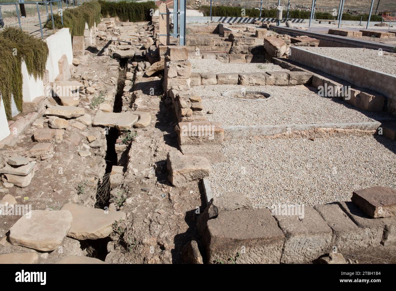 The Trajano Porch, located at the Castulo Archaeological Site in the