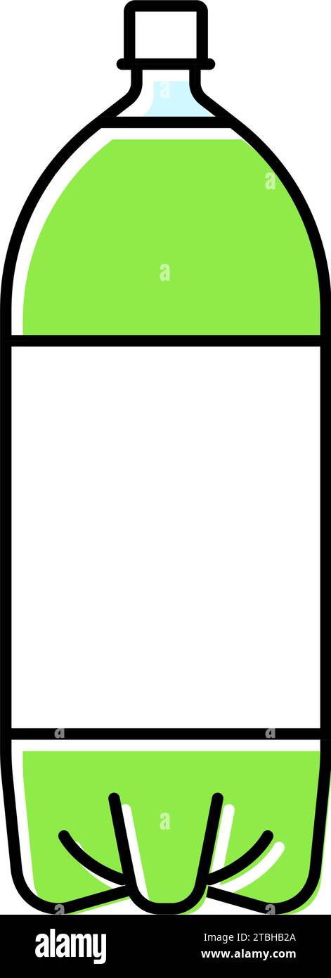 beverage soda plastic bottle color icon vector illustration Stock ...