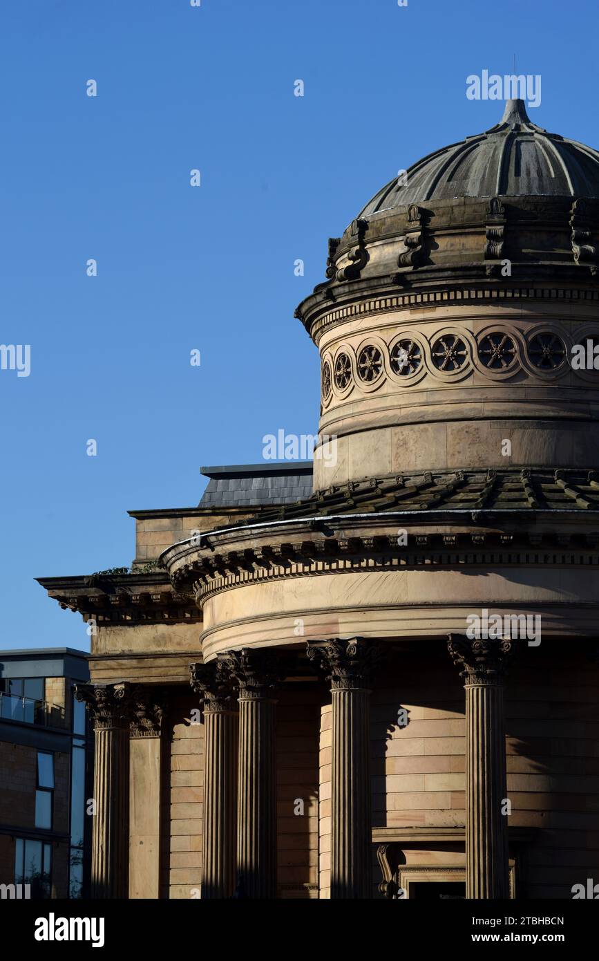 Neoclassical Dome of Great George Street Congregational Church (1840-41), now a Community Arts Centre,  the Black-E, Liverpool England UK Stock Photo