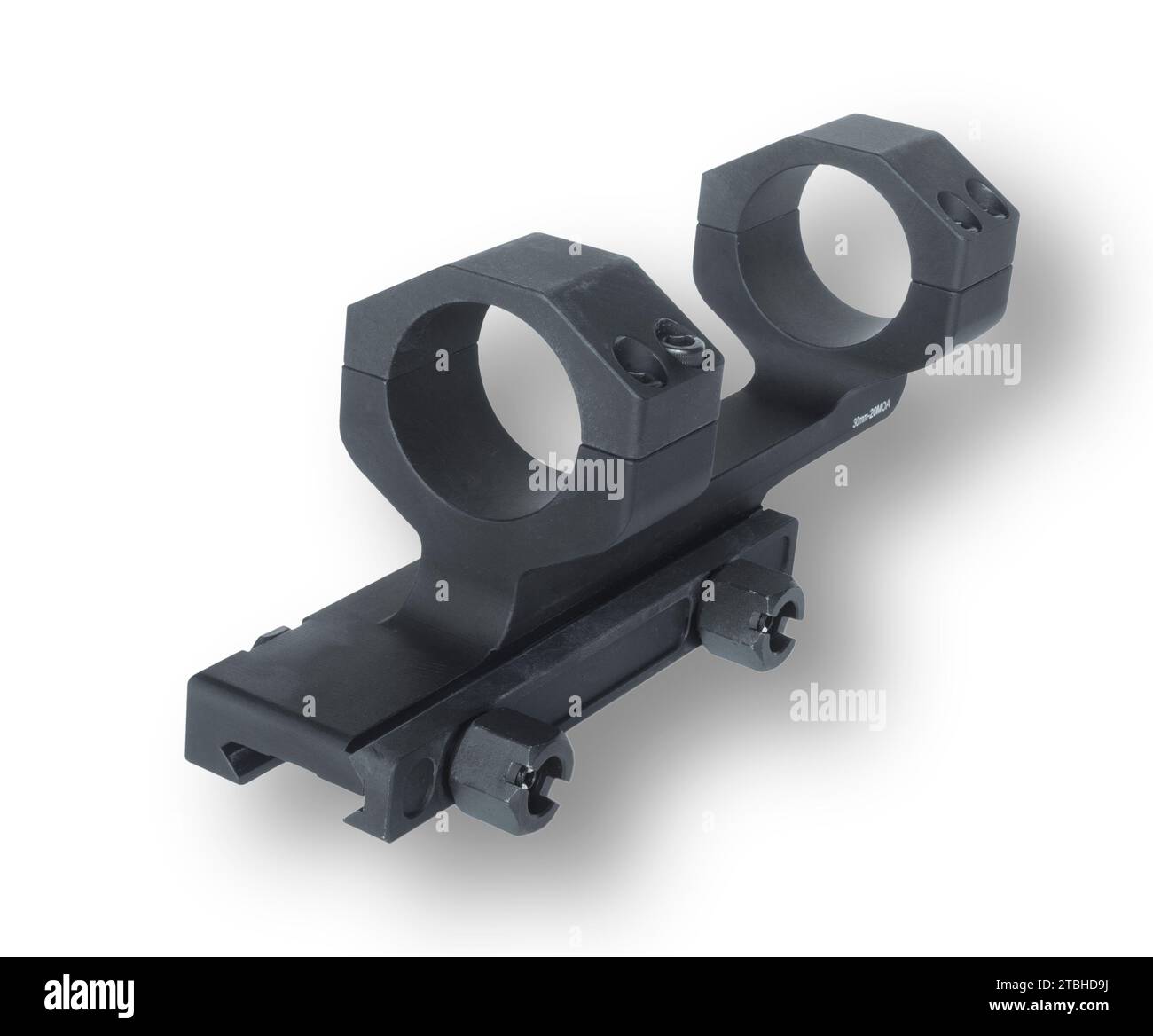 Dropshadow behind Base and rings with 20 MOA tilt for mounting high