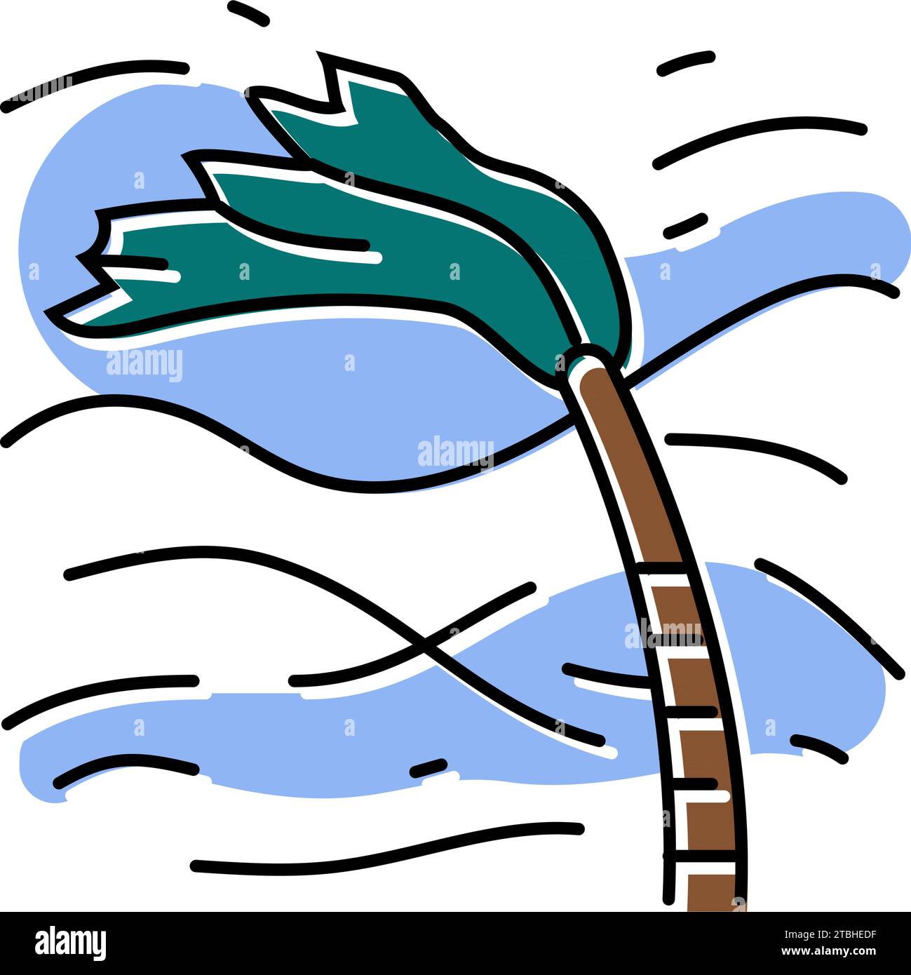 hurricane break color icon vector illustration Stock Vector Image & Art ...