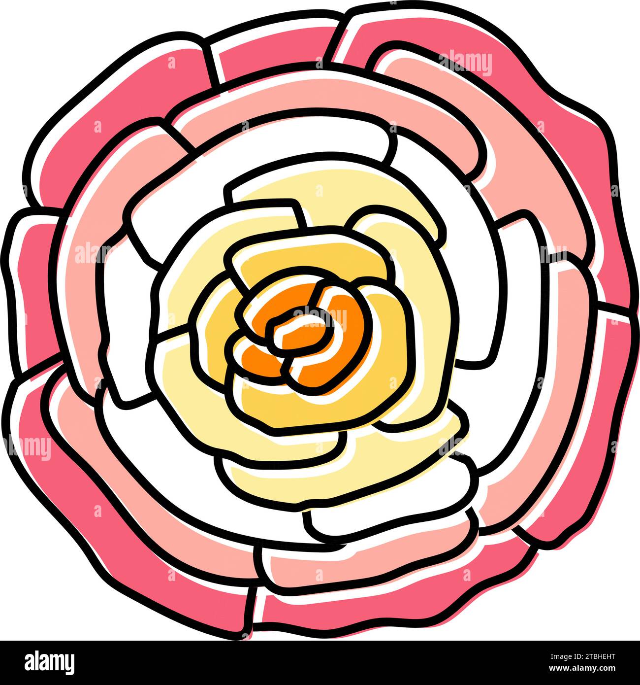 ranunculus flower spring color icon vector illustration Stock Vector ...