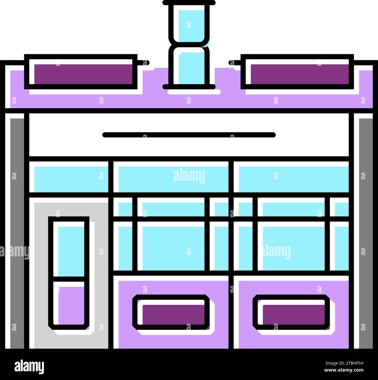 junk shop shop color icon vector illustration Stock Vector Image & Art ...