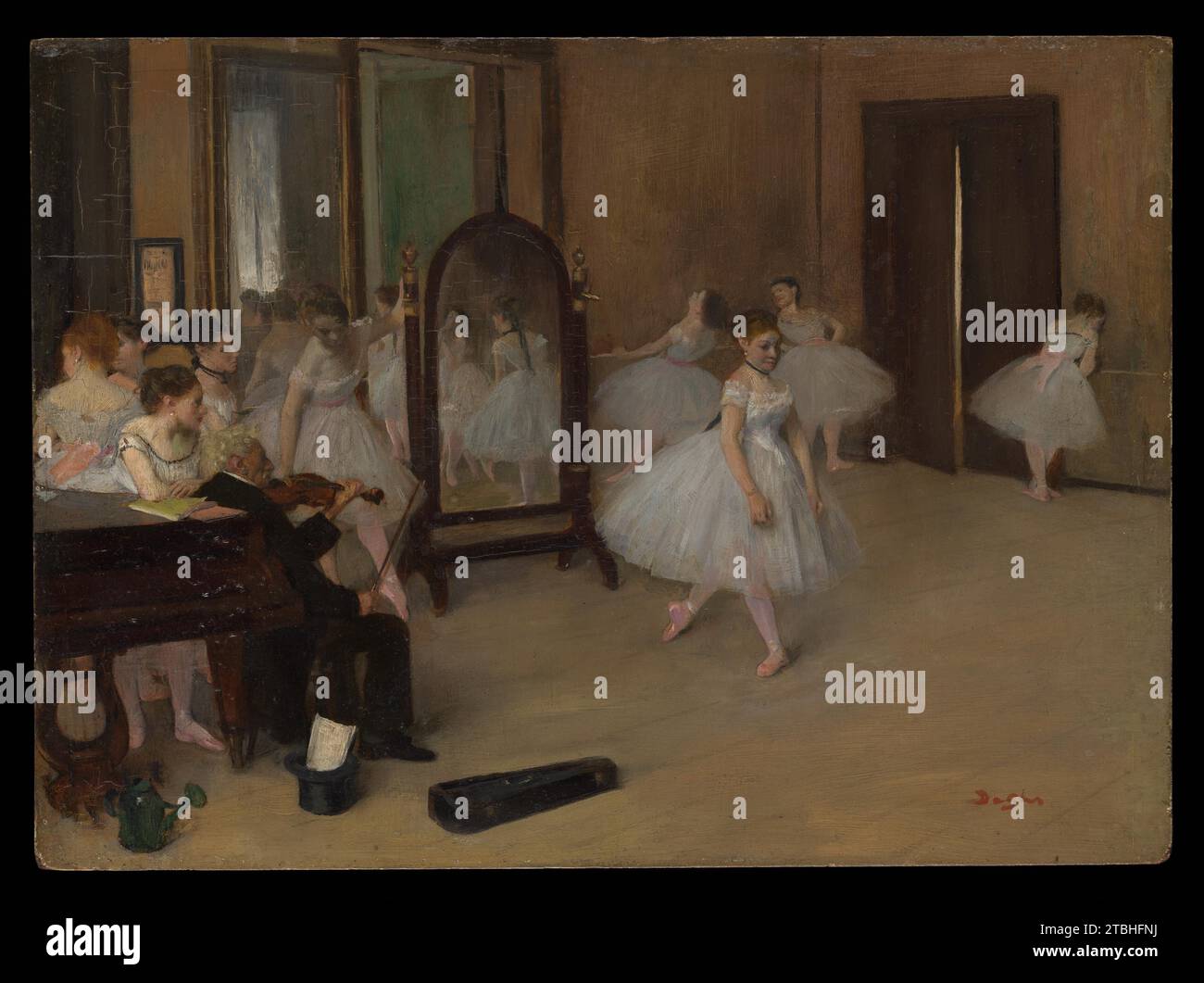 The Dancing Class 1929 by Edgar Degas Stock Photo