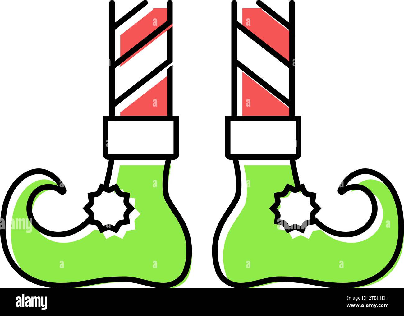 feet elf cute color icon vector illustration Stock Vector Image & Art