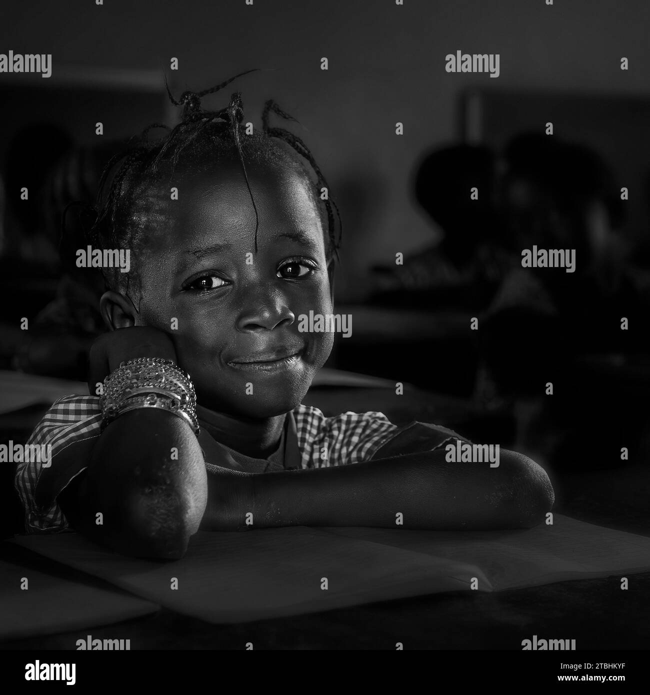 Gambia traditional clothing Black and White Stock Photos & Images - Alamy