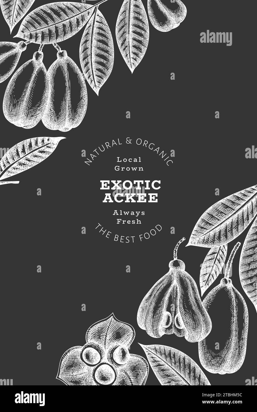 Ackee fruit jamaica Black and White Stock Photos & Images - Alamy