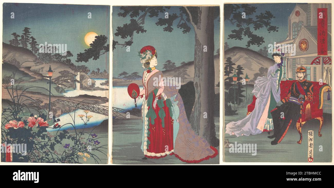 ヌー/落日の貴族 Nobility in the Evening Cool (Koki nōryō no zu), 『高貴納涼ノ図