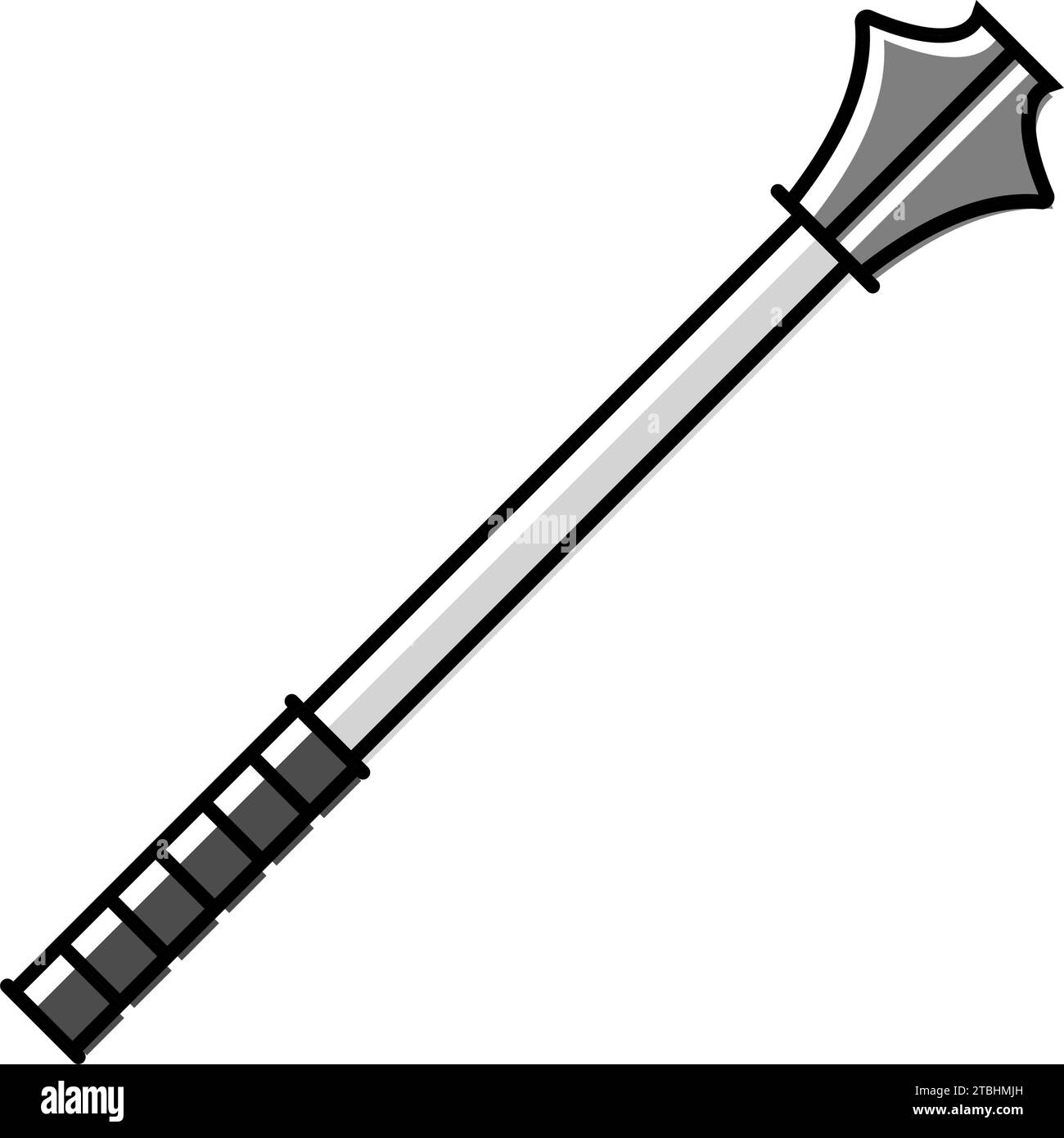 mace weapon military color icon vector illustration Stock Vector Image